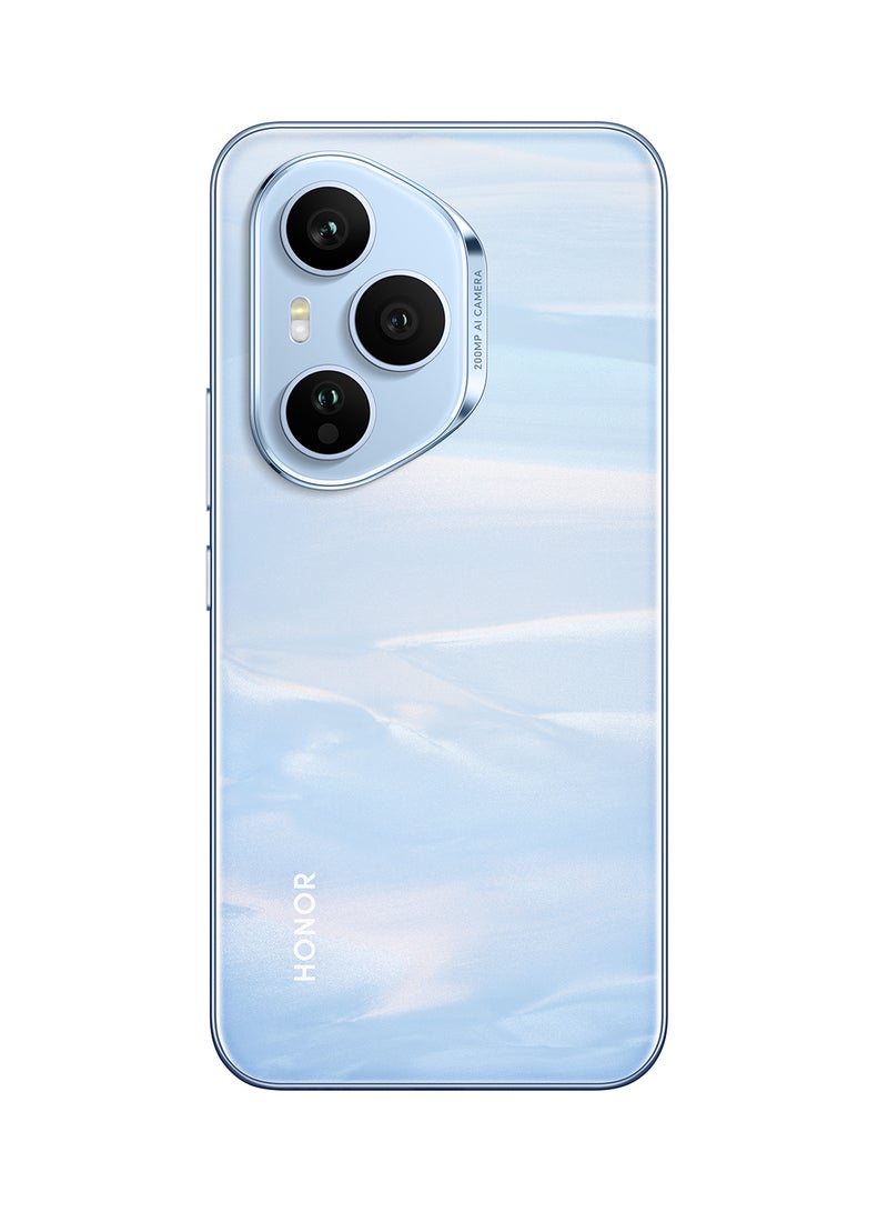Honor - 400 Pro 5G Dual SIM Tidal Blue 12GB RAM 512GB With Free HONOR CHOICE Earbuds CLIP And Assorted Case - Middle East Version - Image 1