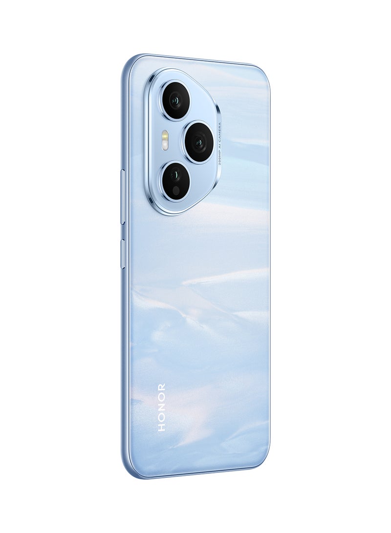 Honor - 400 Pro 5G Dual SIM Tidal Blue 12GB RAM 512GB With Free HONOR CHOICE Earbuds CLIP And Assorted Case - Middle East Version - Image 1