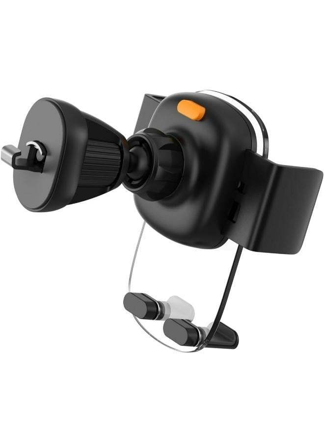 WIWU CH008 Mini Car Bracket Semi-Transparent, 360 degrees rotation, Lightweight design, Fixed positi Clear - Image 4