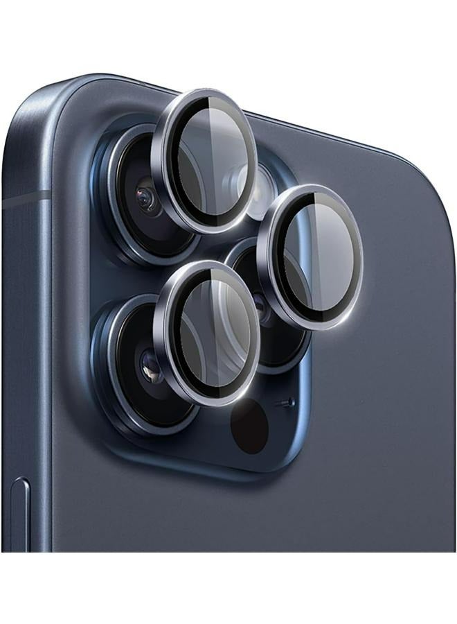 Wiwu Iphone15 Series Pvd Two-Color Easy Installation Sapphire Lens Film -Iphone15 Pro Max - Titanium blue - Image 1