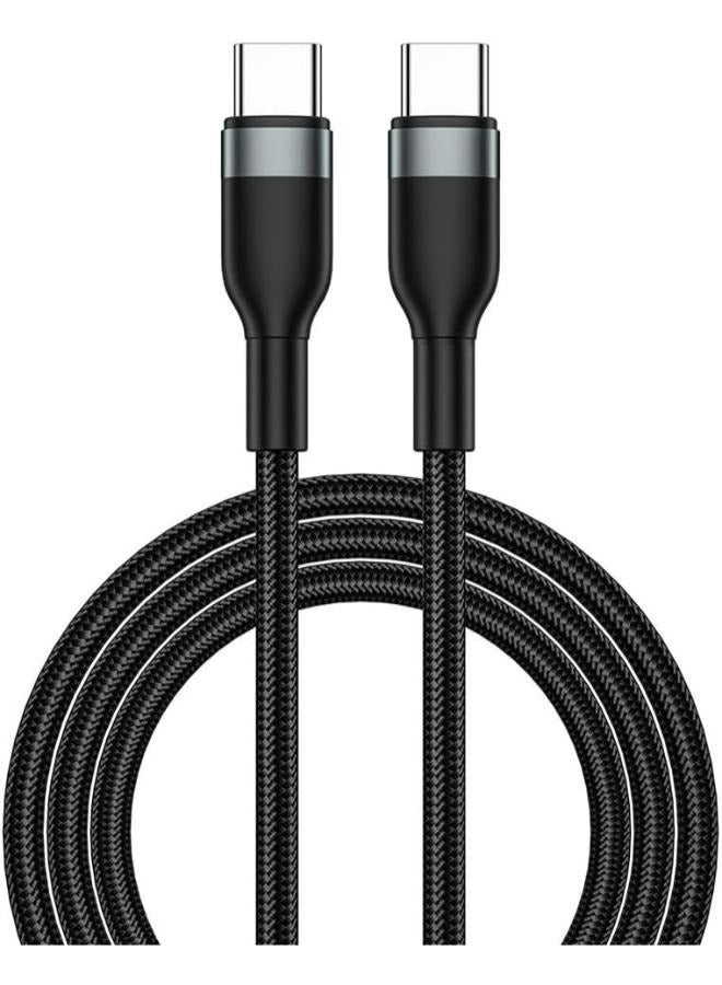 Wiwu WI-C017 Concise Series Type-C to Type-C PD Data Cable 100W 1.2 Meters black - Image 1