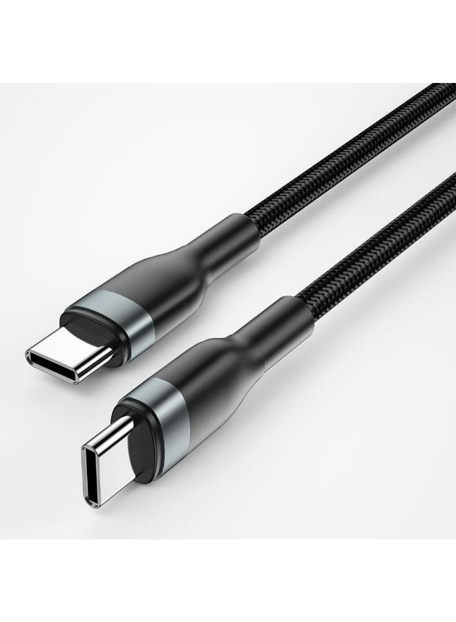 Wiwu WI-C017 Concise Series Type-C to Type-C PD Data Cable 100W 1.2 Meters black - Image 3