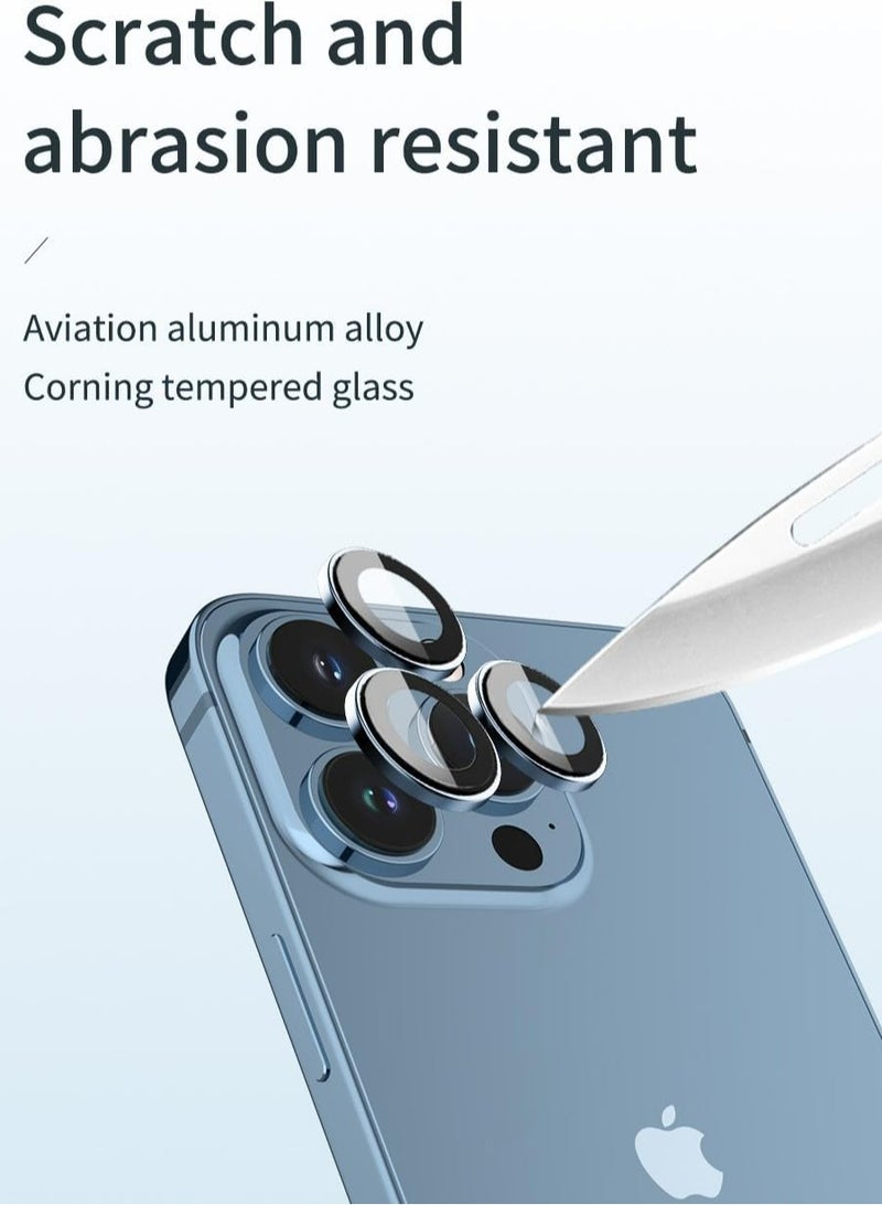 Wiwu Pvd Two-Color Easy-To-Stick Lens Guard Ip16 Pro/Ip16 Pro Max silver - Image 2