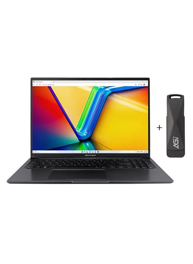 ASUS Vivobook X1605VA-MB325(Upgraded Version) Laptop With 16-Inch Full HD(1920X1080) Display, Core i9-13900H Processor/32GB RAM/512GB SSD/Intel Integrated Graphics/Windows 11+FLASH DRIVE 64GB 3.2 English/Arabic Black  - Image 1