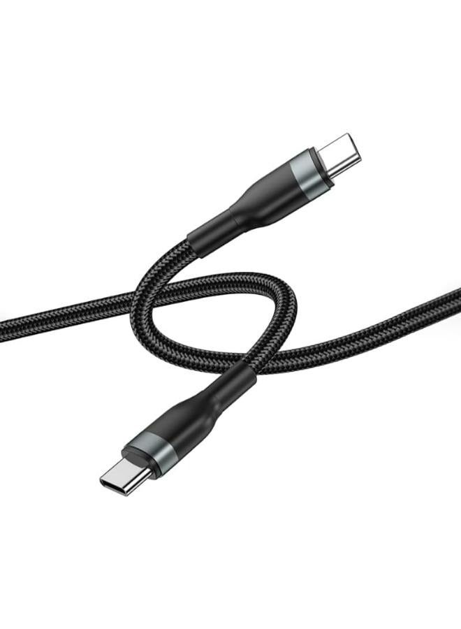 WIWU Wi-C035 City 100W PD Fast Charging Cable Wi-C035 White C-C black - Image 2