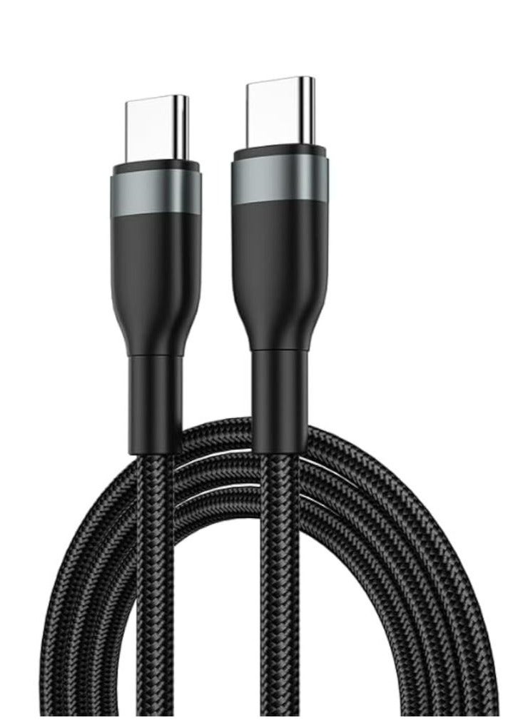 WIWU Wi-C035 City 100W PD Fast Charging Cable Wi-C035 White C-C black - Image 1