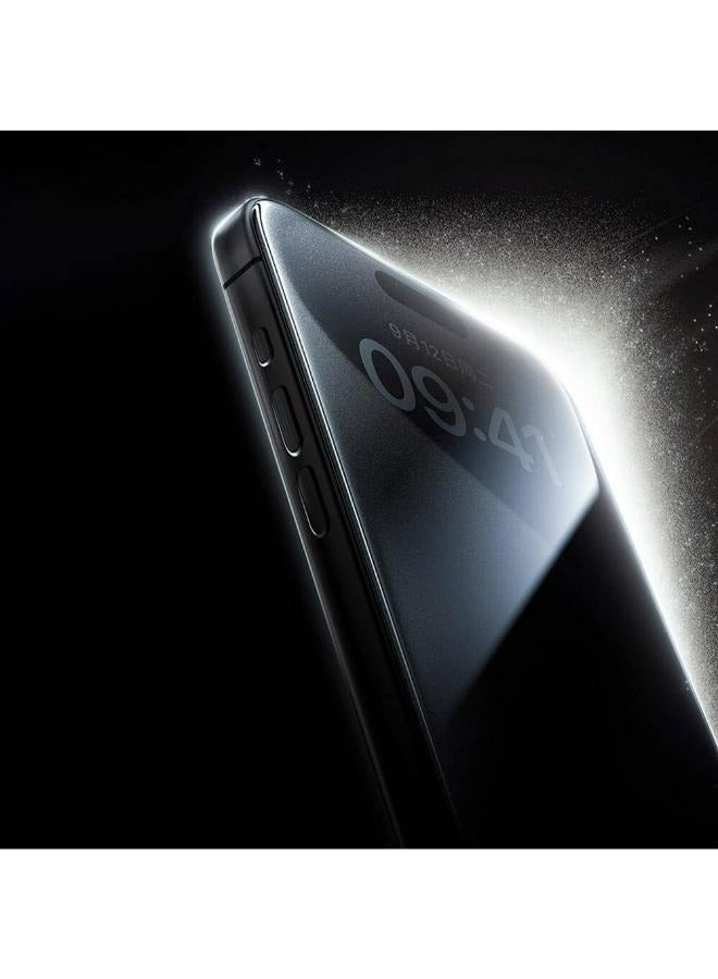 WIWU Screen Privacy 10 Ultra Hard Tempered Glass GT-015 10PCS in 1 package iPhone  16 pro clear - Image 2