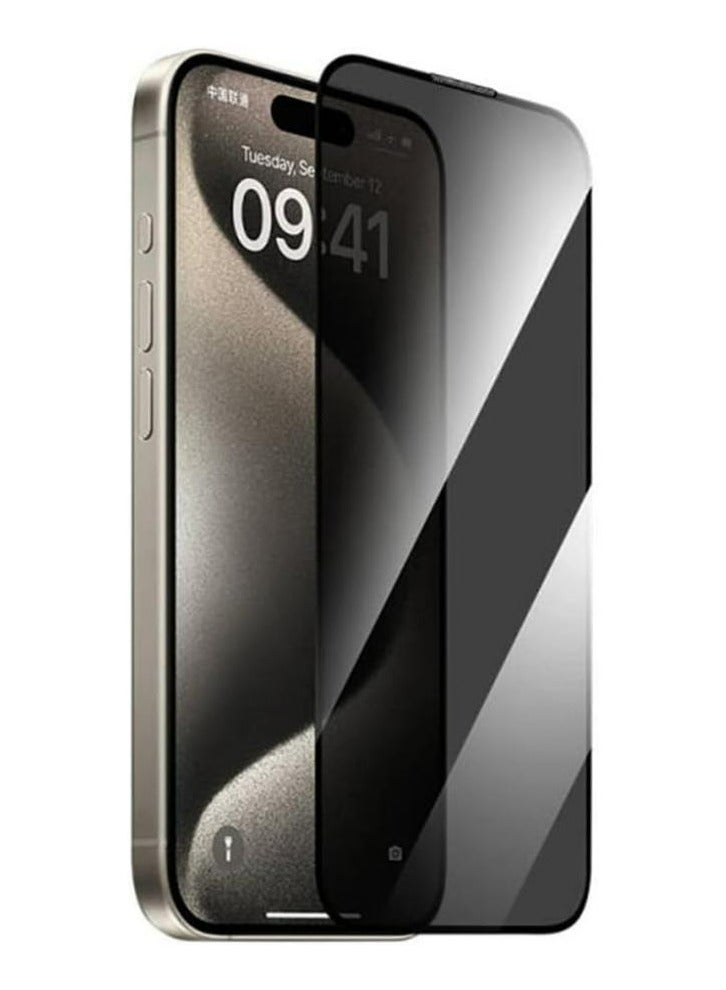 WIWU Screen Privacy 10 Ultra Hard Tempered Glass GT-015 10PCS in 1 package iPhone 16 plus clear - Image 1