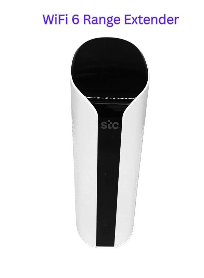 STC - My Home Q30 WiFi 6 Range Extender – Dual-Band Gigabit Signal Booster with Long Range & Easy Plug-In Setup | White - Image 1