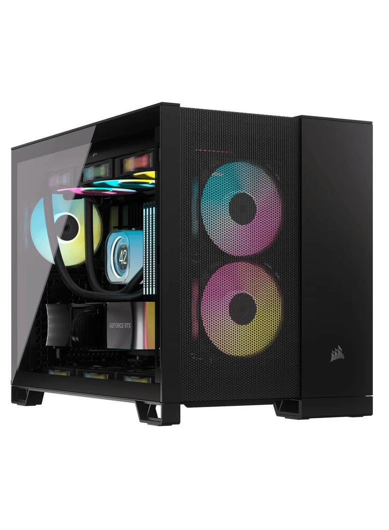 CORSAIR 2500D AIRFLOW Mid-Tower Dual Chamber Case | Black  - Image 1