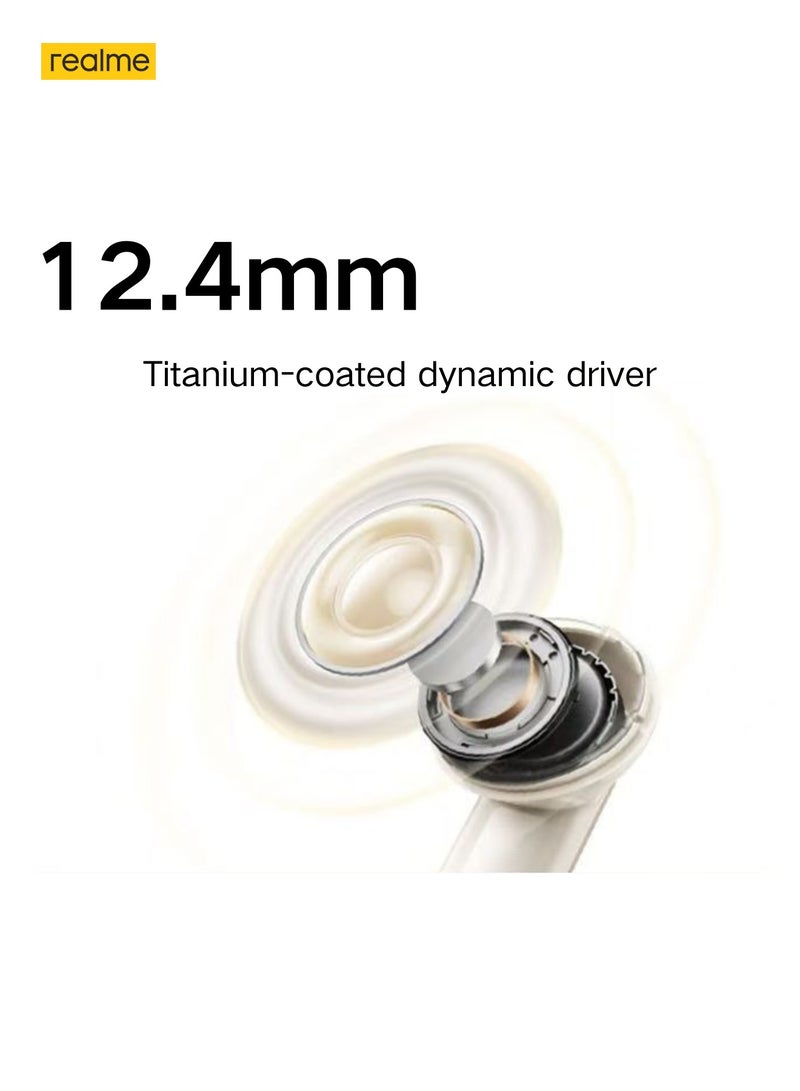 realme - Air7 TWS Earbuds: 52dB ANC, 52H Playtime, Low Latency purple - Image 1