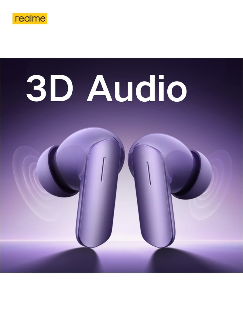 realme - Air7 TWS Earbuds: 52dB ANC, 52H Playtime, Low Latency gold - Image 1