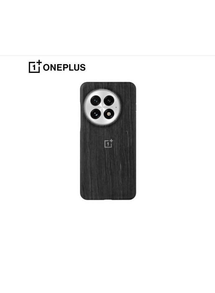 ون بلس 13 Wood Grain Magnetic Half-pack Case Brown  - Image 1