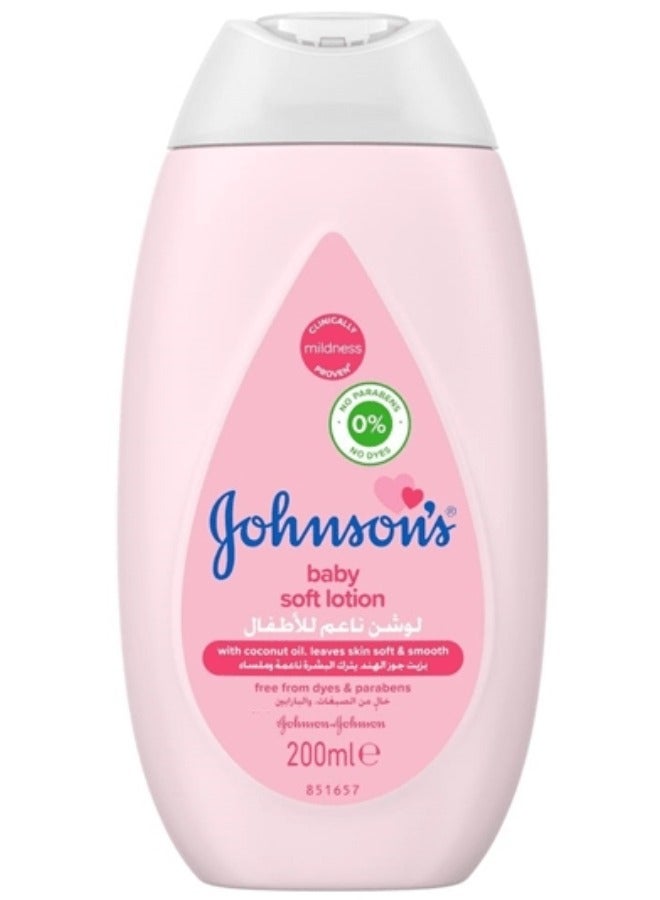 Johnson's Baby Soft Lotion,200ml - Image 1