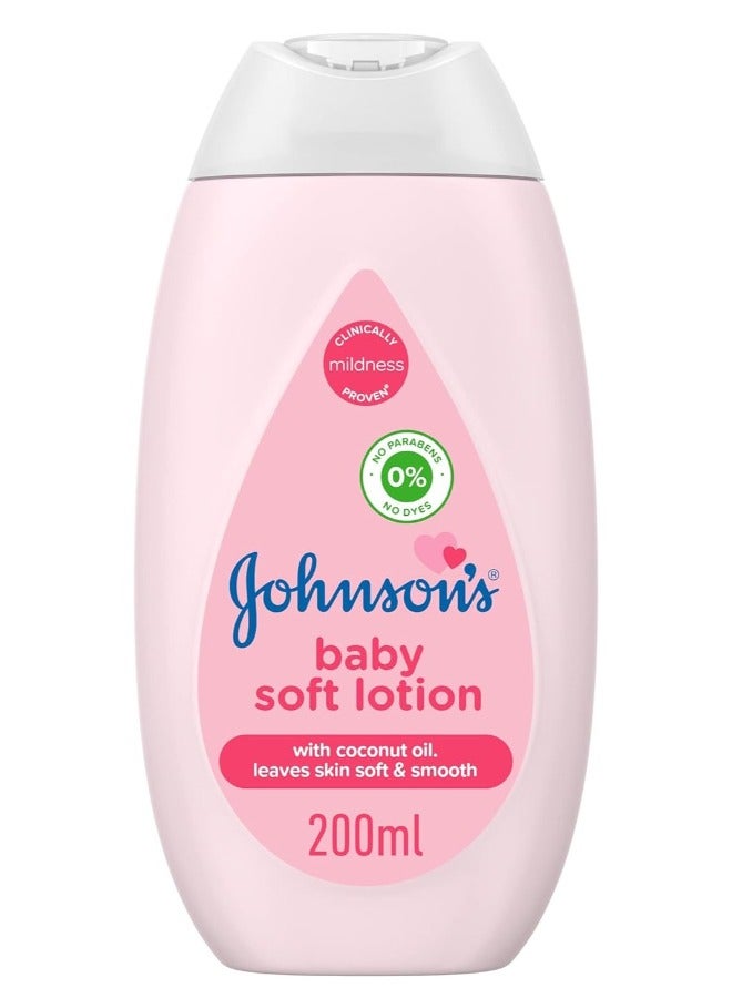 Johnson's Baby Soft Lotion,200ml - Image 2