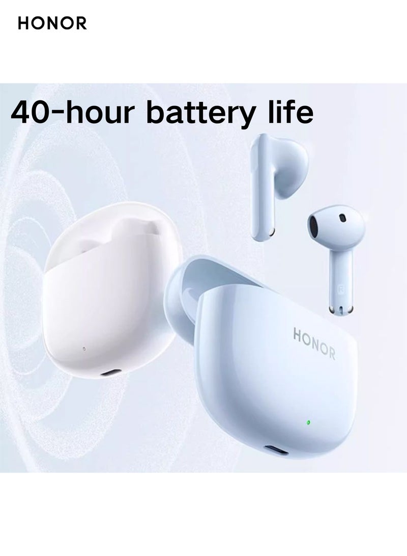 Earbuds A: Exceptional Comfort & Sound, 40-Hour Battery, Low Latency blue
