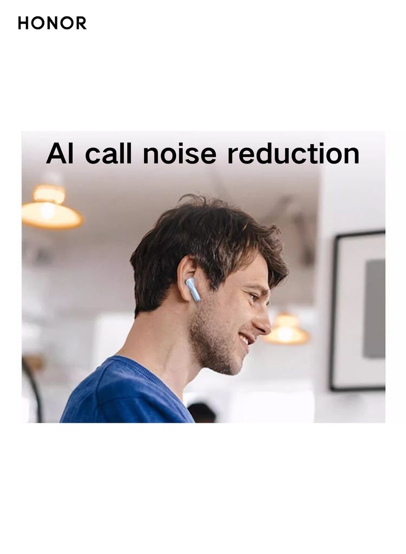 Earbuds A: Exceptional Comfort & Sound, 40-Hour Battery, Low Latency blue