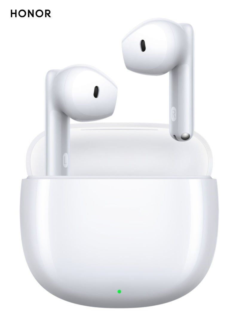 Honor Earbuds A: Exceptional Comfort & Sound, 40-Hour Battery, Low Latency white - Image 2