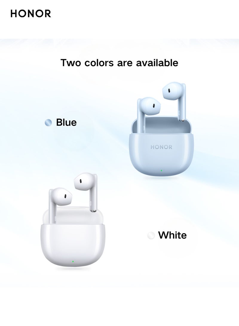Honor Earbuds A: Exceptional Comfort & Sound, 40-Hour Battery, Low Latency white - Image 5