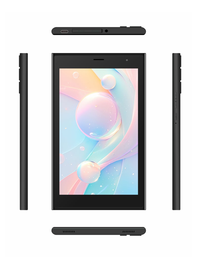 سي آيديا 7-Inch Smart Kids Tablet CM524 Single SIM 8GB RAM 256GB ROM 5G LTE Wi-Fi and GPS Quad Core with Stylus Pen Black  - Image 2