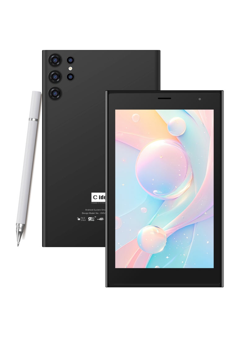 C idea 7-Inch Smart Kids Tablet CM524 Single SIM 8GB RAM 256GB ROM 5G LTE Wi-Fi and GPS Quad Core with Stylus Pen Black - Image 1