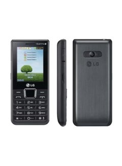 إل جي A395 Quad Sim Mobile Phone With 512MB RAM And 128MB ROM Black  - Image 2
