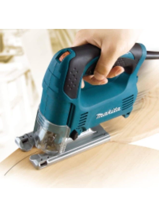 Makita 4329 18mm 450W Variable Speed Corded Jigsaw Blue 16"  - Image 3