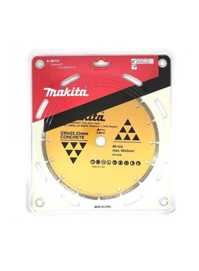 Makita ( A-84137 ) 230mm Segmented Diamond Blade Gold - Image 3