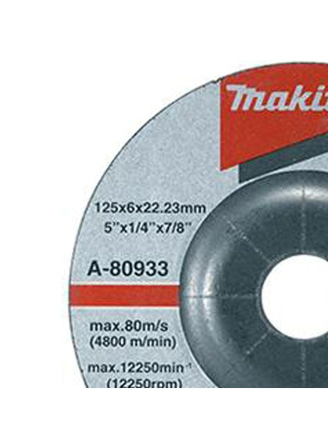 A-80933 A36P 125 X 6 X 22mm Grinding Wheel 125 X 6 X 22.23MM