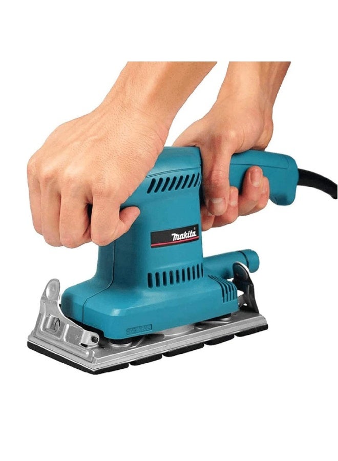 Makita BO3700 93 x 185mm 180W Professional Finishing Sander Blue  - Image 5