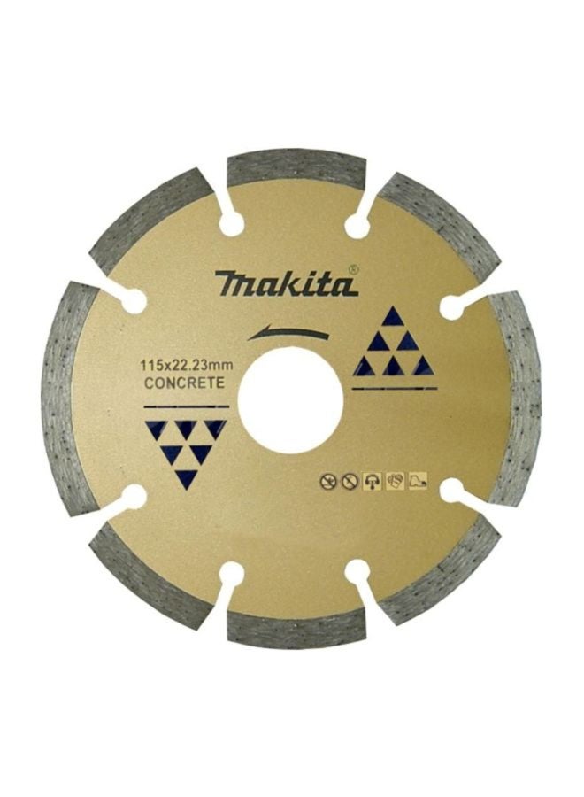 Makita A-84109 115mm Dry, Segmented, Concrete Diamond Wheel Gold  - Image 1