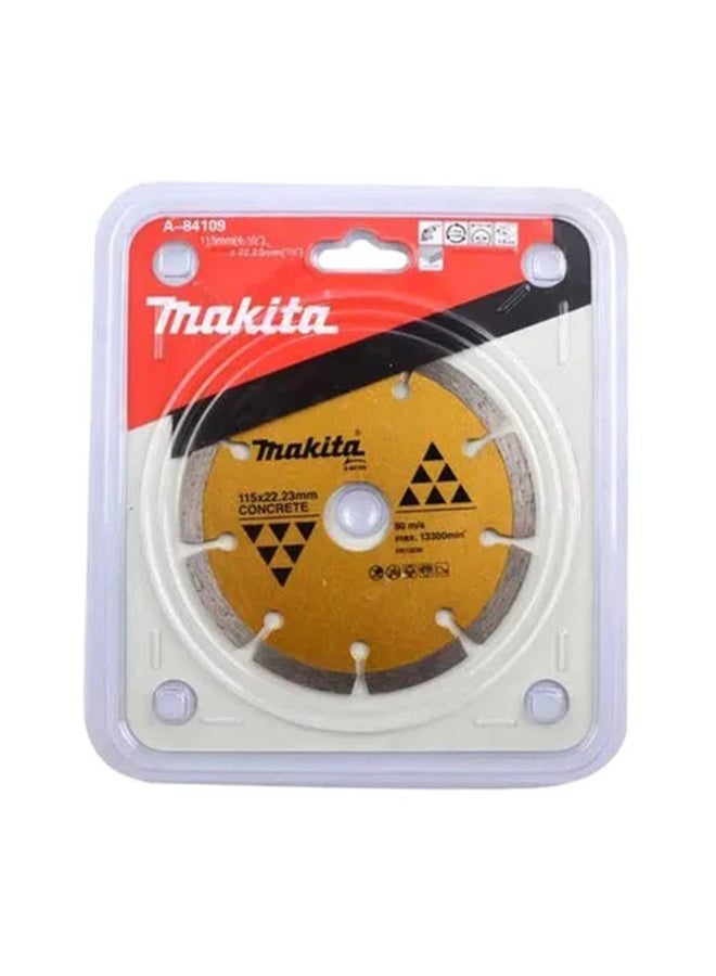 Makita A-84109 115mm Dry, Segmented, Concrete Diamond Wheel Gold  - Image 2