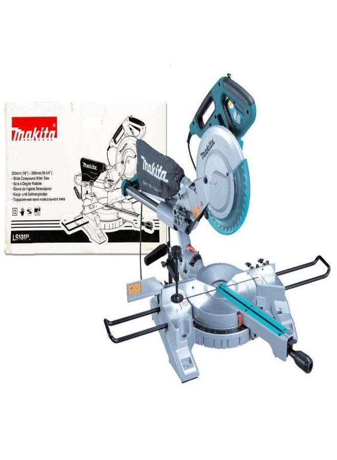 Makita LS1018LN 255MM 1430W Slide Compound Miter Saw Silver 255MM  - Image 1