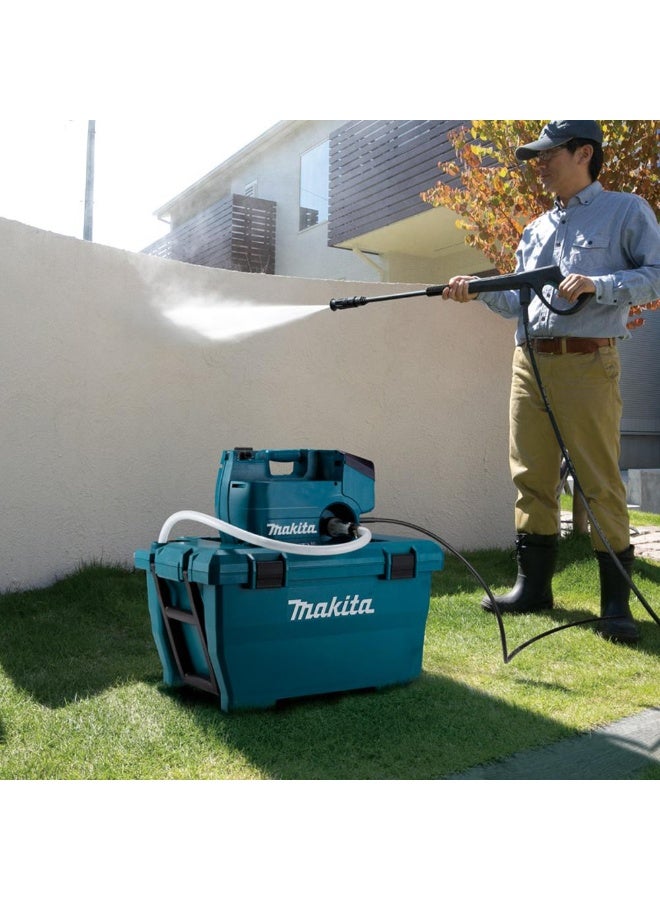 Makita - DHW080ZK Cordless High Pressure Washer Blue 43.8x21.8x26.9CM - Image 1