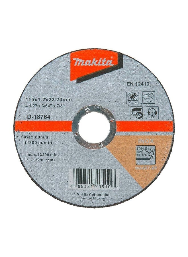 Makita SS Wa60T D18758 Cutting Disc 100MM X 1MM X 16MM