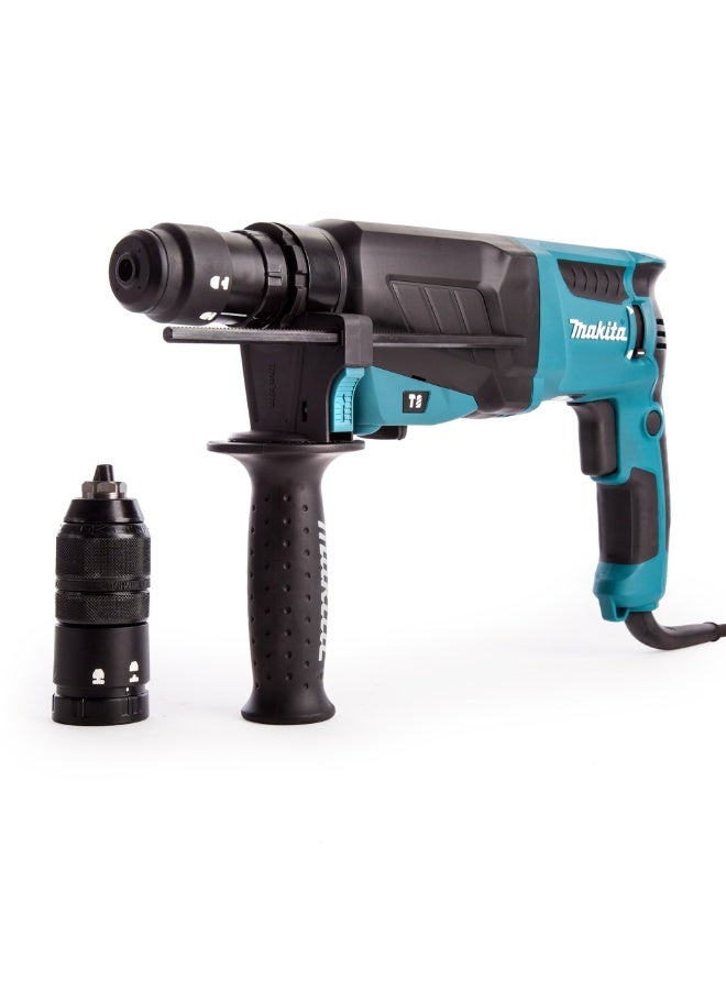 Makita HR2630T 800W 26mm Electric Combi Hammer Drill With Chuck  - Image 1