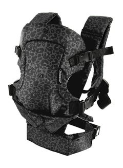 infantino Flip 4-In-1 Convertible Baby Carrier, Adjustable Ergonomic Seat, Shoulder Straps And Waist Belt - Black Leopard  - Image 2