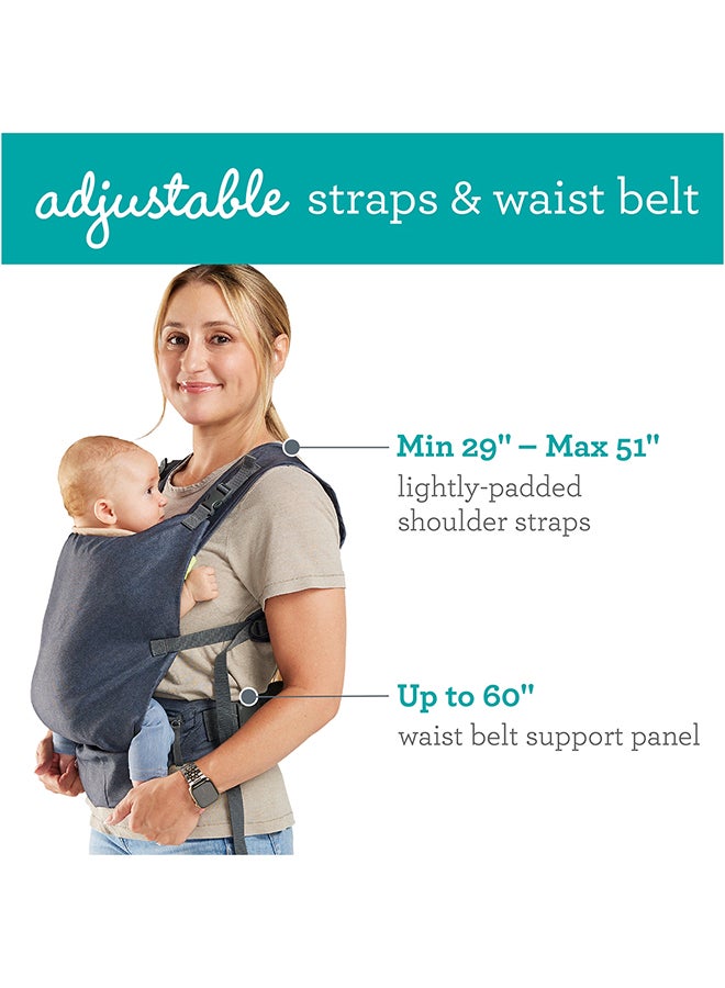infantino - Fold And Go 2-In-1 Baby Carrier Ideal For Travel And Quick Everyday Outing, Utra Lihjtweight And Comapct Carrier - Image 1
