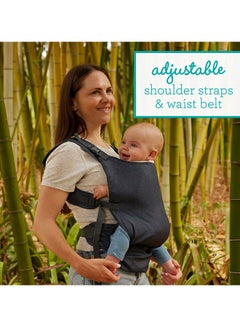infantino Fold And Go 2-In-1 Baby Carrier Ideal For Travel And Quick Everyday Outing, Utra Lihjtweight And Comapct Carrier  - Image 5