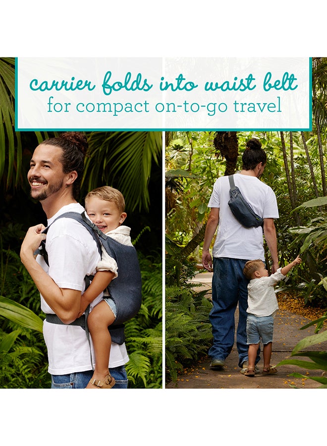 infantino - Fold And Go 2-In-1 Baby Carrier Ideal For Travel And Quick Everyday Outing, Utra Lihjtweight And Comapct Carrier - Image 1