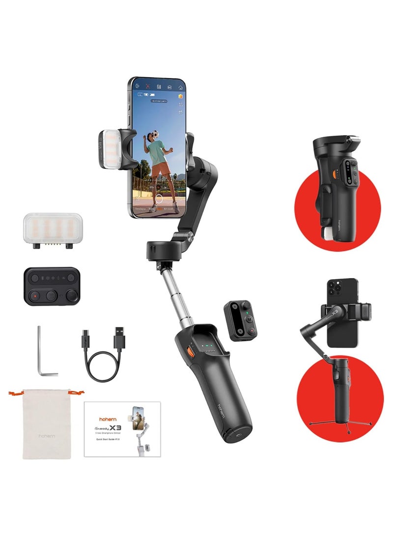 hohem iSteady X3 Travel Smartphone Stabilizer black  - Image 1