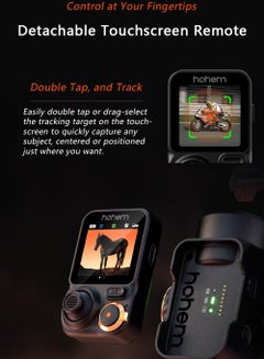hohem Hohem iSteady M7 Gimbal Stabilizer for Smartphone, Magnetic AI Tracker Fill Light, Detachable Touchscreen Remote Controller, Built-in Extension Rod, 500g Payload  - Image 4