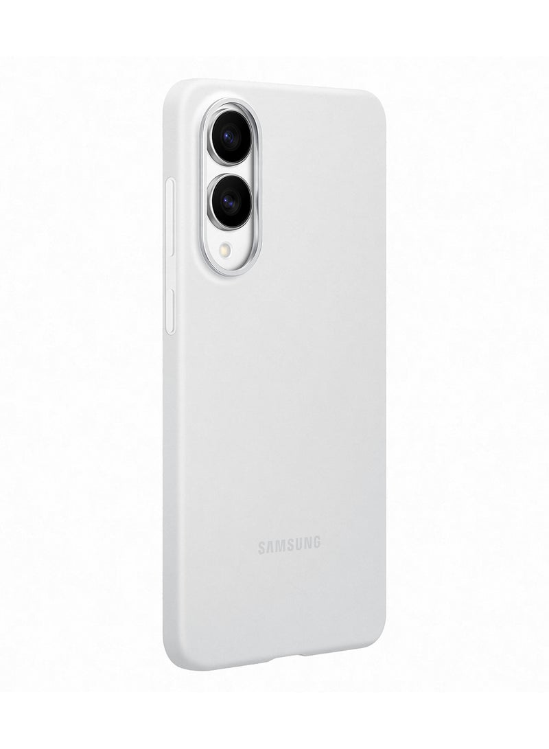 Samsung S25 Edge Silicone Case - Light Grey - Image 3