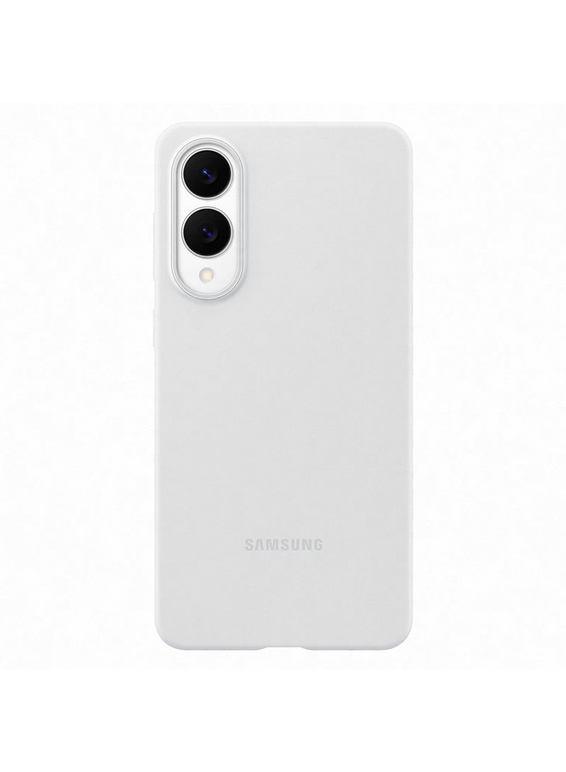 Samsung S25 Edge Silicone Case - Light Grey - Image 2