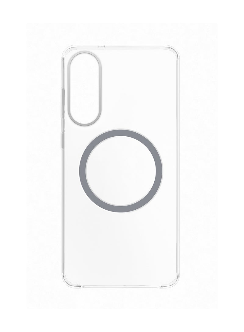 سامسونج S25 Edge Clear Magnet Case - Transparent - Image 1