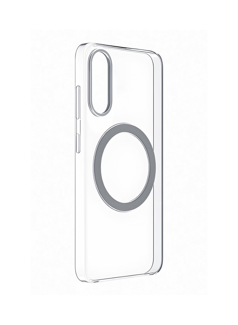 سامسونج S25 Edge Clear Magnet Case - Transparent - Image 2