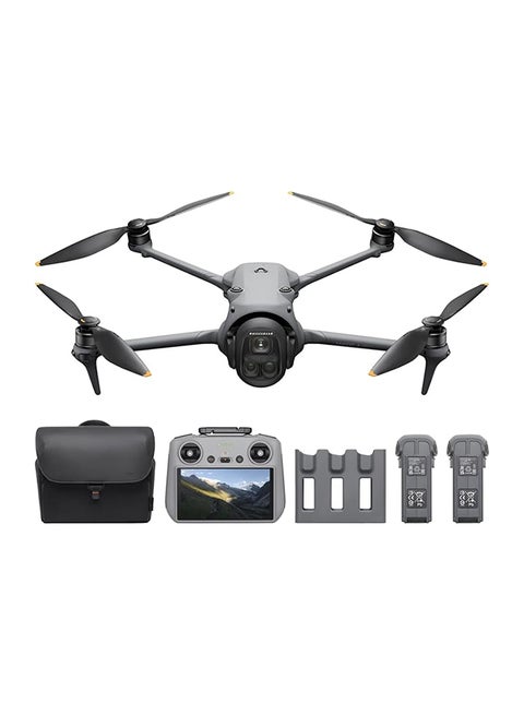Mavic 4 Pro Fly More Combo with DJI RC 2, Flagship Tri-Camera Drone with 100MP 4/3 CMOS Hasselblad Camera, 30km Video Transmission, 51-Min Max Flight Time, Charging Hub, and More