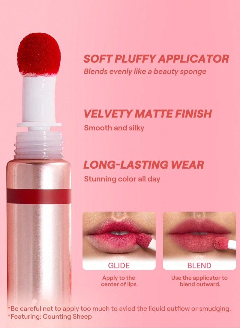 SHEGLAM - Pout Pillow Cushion Matte Liquid Lipstick - Counting Sheep - Image 1