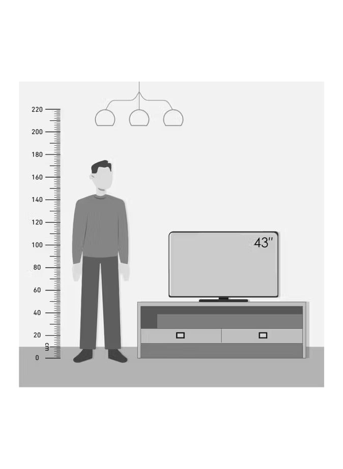 TORNADO Full HD Shield Smart TV 43 Inch Built-In Receiver - Anti-broken Screen 43ES9300E-A black - Image 3