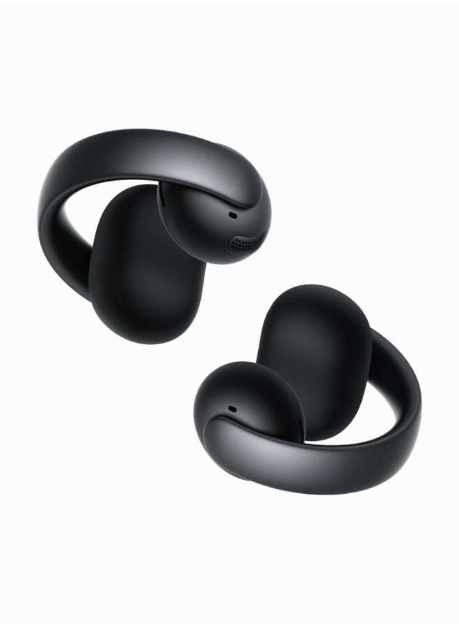 Soundcore AeroClip by Anker, Open-Ear Earbuds, Clip-On Headphones, Adaptive Comfort, Clear Calls with 4 Mics and AI, Stable Fit, 12mm Drivers for Powerful Bass, Hi-Res, Open-Ring Design Black - Image 1